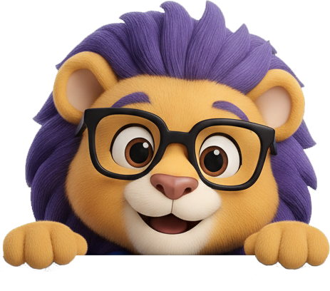 The Filikod lion mascot leaning over the alt text plugin comparison table